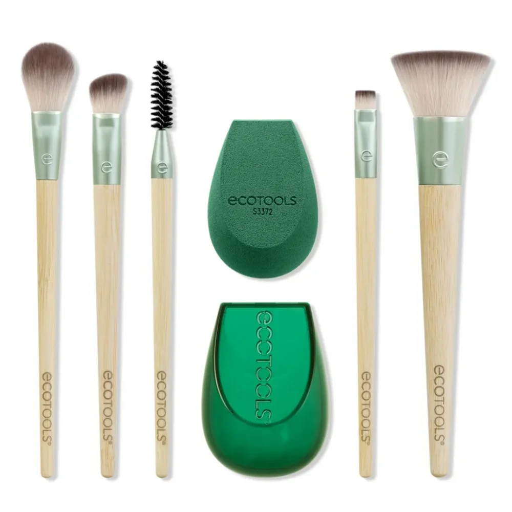 Ecotools Limited Edition 7 Pc Makeup Brush + Sponge Gift Set